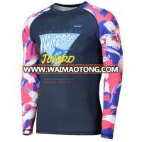 Custom spandex lycra rash guard